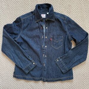 Levi's Classic Blue Denim Shirt Women's Size M